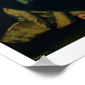 聖ベロニカ1625-30(キャンバス上の油) ポスター (角)