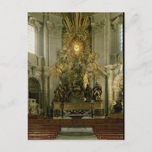 聖ペテロの議長、1665年 ポストカード (正面)