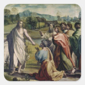 聖ペテロへのキリストの訴え(リストのための漫画) スクエアシール (正面)