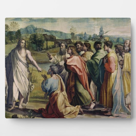 聖ペテロへのキリストの訴え（リストのための漫画） フォトプラーク (正面)