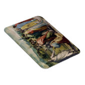 聖ペテロへのキリストの訴え(リストのための漫画) マグネット (右側)