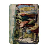 聖ペテロへのキリストの訴え(リストのための漫画) マグネット (縦)