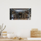 聖ペテロ大聖堂とバルダッチノ ポスター (キッチン)