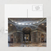 聖ペテロ大聖堂とバルダッチノ ポストカード (正面/裏面)