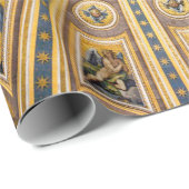 聖ペテロ大聖堂のドーム - イタリア、ローマ、バチカン ラッピングペーパー (ロールコーナー)