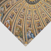 聖ペテロ大聖堂のドーム - イタリア、ローマ、バチカン 薄葉紙 (詳細)