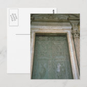 聖ペテロ大聖堂の扉 ポストカード (正面/裏面)