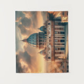 聖ペテロ大聖堂イタリア・ヨーロッパ旅行 タペストリー (正面)