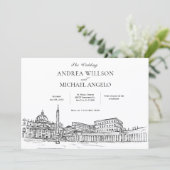 聖ペテロ大聖堂結婚教会 招待状 (スタンド正面)