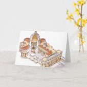 聖ペテロ大聖堂。バチカンシティローマ。イタリア カード (黄色い花)