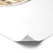 聖ペテロ大聖堂。バチカンシティローマ。イタリア ポスター (角)