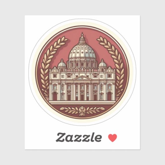 聖ペテロ大聖堂（バチカン市） シール (シート)