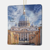 聖ペテロ大聖堂，ローマ，イタリア陶磁器オーナメント セラミックオーナメント (左)
