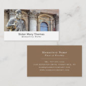 聖ペテロ広場、キリスト教、宗教 名刺 (正面/裏面)