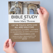 聖ペテロ広場、クリスチャン・バイブル・クラス広告 チラシ (手)