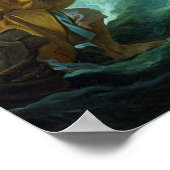 聖ペテロ招待されが水面を歩く, 1766 ポスター (角)