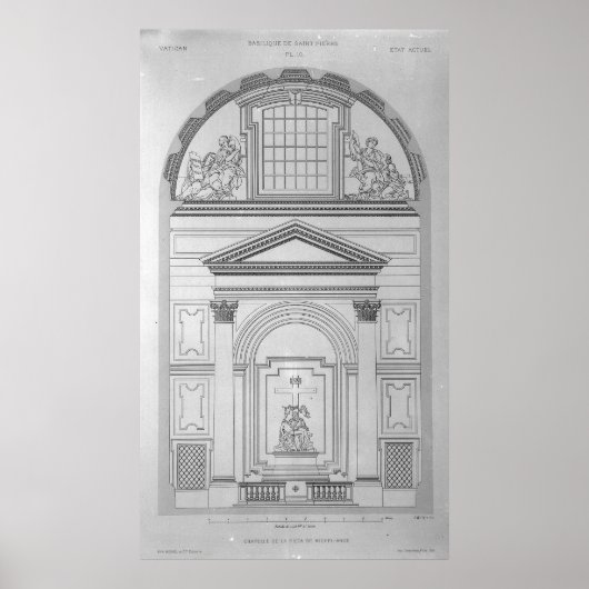 聖ペテロ教会のピータ教会 ポスター (正面)