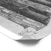 聖ペテロ教会の西の展望 ポスター (角)