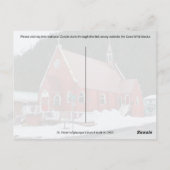 聖ペテロ聖公会教会 – ポストカード (裏面)