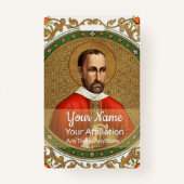 聖ペトロ・ファベル （BK 051; スタイル3） バッジ (裏面)