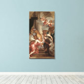 聖ボナベンチャーコミュニオン キャンバスプリント (インサイチュ (ウッドフロア))