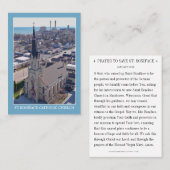 聖ボニフェイスマニトオックカトリック教会祈りの言葉カード プレイスカード (正面/裏面)