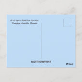 聖ボニフェイス大聖堂 – 大聖堂ウィニペグマニトバ ポストカード (裏面)