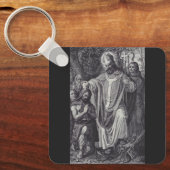 聖ボニフェイス英語ベネディクト派の僧侶 キーホルダー (正面)