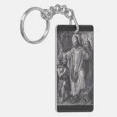 聖ボニフェイス英語ベネディクト派の僧侶 キーホルダー (正面左)
