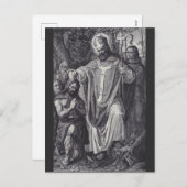 聖ボニフェイス英語ベネディクト派の僧侶 シーズンポストカード (正面/裏面)