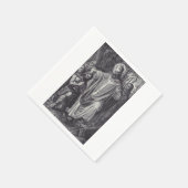 聖ボニフェイス英語ベネディクト派の僧侶 スタンダードカクテルナプキン (角)