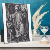 聖ボニフェイス英語ベネディクト派の僧侶 フォトプラーク (側面)