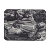 聖ボニフェイス英語ベネディクト派の僧侶 マグネット (横)