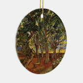 聖ポール病院の庭(せいポールびょういんのにわ)by ヴィンセント・ヴァン・ゴッホ セラミックオーナメント (右)