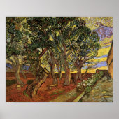 聖ポール病院の庭(せいポールびょういんのにわ)by ヴィンセント・ヴァン・ゴッホ ポスター (正面)