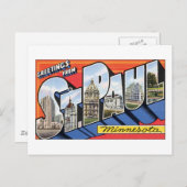 聖ポール·ミネソタのご挨拶 ポストカード (正面/裏面)