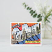 聖ポール・ミネソタの挨拶 ポストカード (スタンド正面)