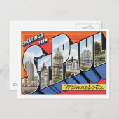 聖ポール・ミネソタの挨拶 ポストカード (正面/裏面)
