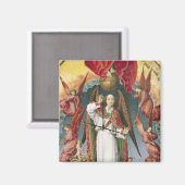 聖マイケルが魂を量る マグネット (正面/裏面)