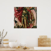 聖マイケルとドラゴン ポスター (キッチン)