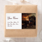 聖マイケルとドラゴン、白 ラベル (インサイチュ)