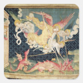 聖マイケルと彼の天使たちがドラゴンと戦う スクエアシール (正面)