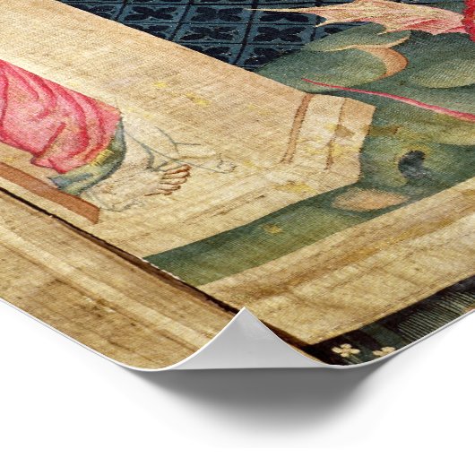 聖マイケルと彼の天使たちがドラゴンと戦う ポスター (角)