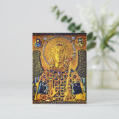 聖マイケルのビザンチンのアイコン ポストカード (スタンド正面)