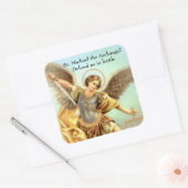 聖マイケル大天使の剣の鎧 スクエアシール (封筒)