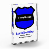 聖マイケル盾メモリアル フォトブロック (左)