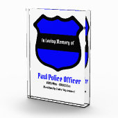 聖マイケル盾メモリアル フォトブロック (右)