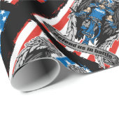 聖マイケル警察が戦闘で我々を守る ラッピングペーパー (ロールコーナー)