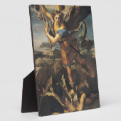 聖マイケル鬼退治1518 フォトプラーク (側面)