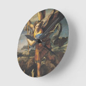 聖マイケル鬼退治1518 ラウンド壁時計 (傾斜)